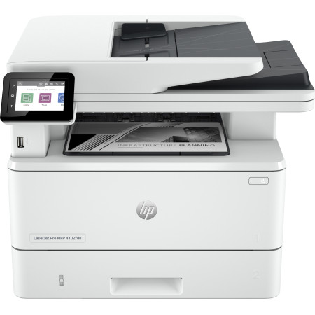 HP LaserJet Pro Imprimante MFP 4102fdn, Noir et blanc, Imprimante pour Petites/moyennes entreprises, Impression, copie, scan,