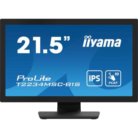 iiyama ProLite T2234MSC-B1S computer monitor 21.5" 1920 x 1080 pixels Full HD Touchscreen Black