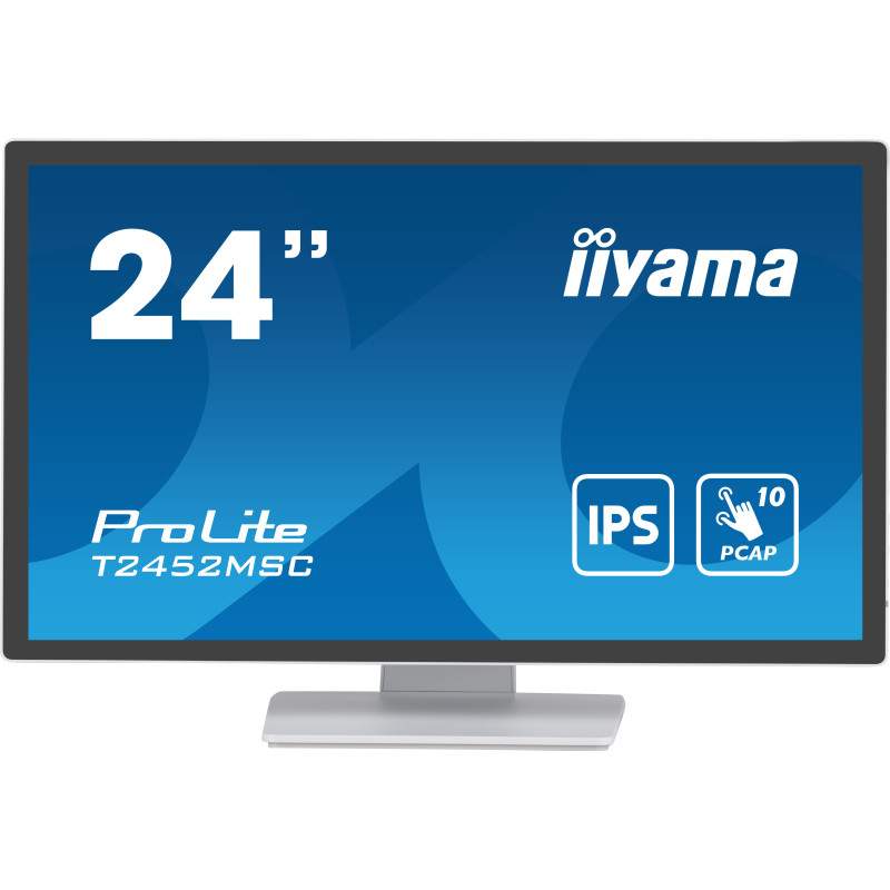 iiyama ProLite computer monitor 23.8" 1920 x 1080 pixels Full HD LCD Touchscreen Multi-user White