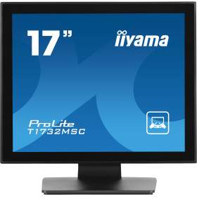 iiyama ProLite écran plat de PC 43,2 cm (17") 1280 x 1024 pixels LED Écran tactile Table Noir