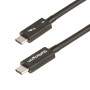 StarTech.com TBLT4MM1M Thunderbolt cable 39.4" (1 m) 40 Gbit/s Black