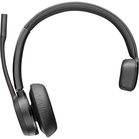 POLY Micro-casque monaural Voyager 4320 UC + adaptateur USB-A BT700 + base de chargement