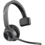 POLY Voyager 4310 UC Monaural Headset +BT700 USB-A Adapter +Charging Stand Wireless Head-band Office/Call center Bluetooth Black