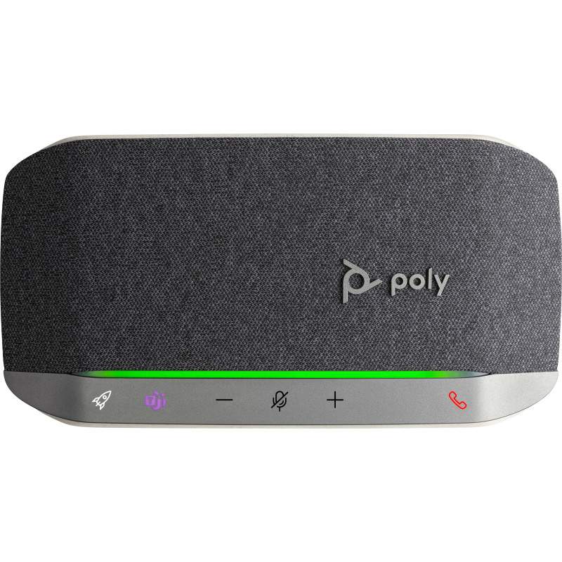 POLY Sync 20 Microsoft Teams Certified USB-A speakerphone PC Silver