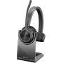 POLY Micro-casque Voyager 4310 certifié Microsoft Teams + dongle BT700 + base de chargement