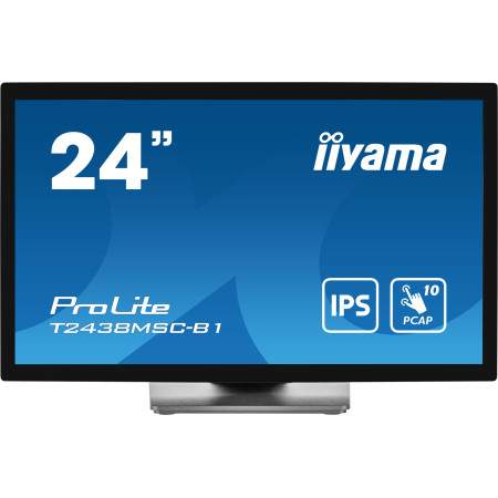 iiyama ProLite écran plat de PC 60,5 cm (23.8") 1920 x 1080 pixels Full HD LED Écran tactile Noir