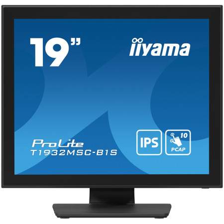 iiyama ProLite T1932MSC-B1S computer monitor 19" 1280 x 1024 pixels Full HD LED Touchscreen Tabletop Black