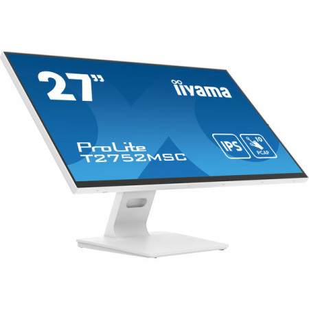 iiyama ProLite T2752MSC-W1 computer monitor 27" 1920 x 1080 pixels Full HD LED Touchscreen White