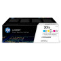 HP 201X 3-pack High Yield Cyan/Magenta/Yellow Original LaserJet Toner Cartridges