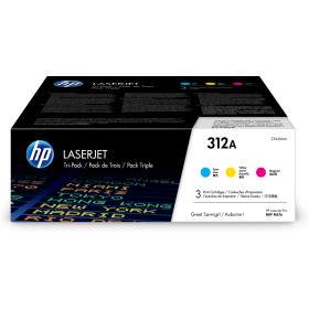 HP Cartouche 312A toner Cyan Tri-Pack