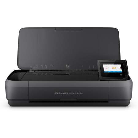 HP OfficeJet 250 Mobile All-in-One Printer, Color, Printer for Small office, Print, copy, scan, 10-sheet ADF