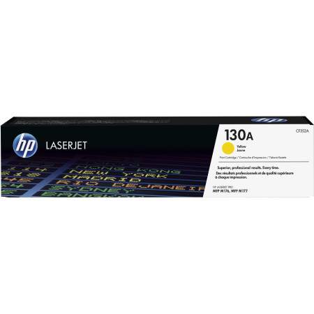 HP Cartouche de toner jaune d'origine LaserJet 130A