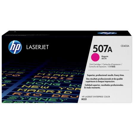 HP 507A toner LaserJet magenta authentique