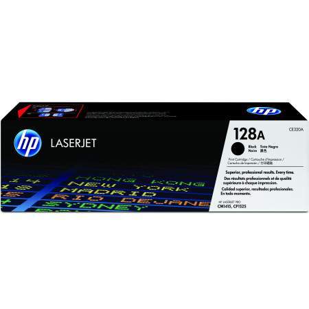 HP 128A toner LaserJet noir authentique