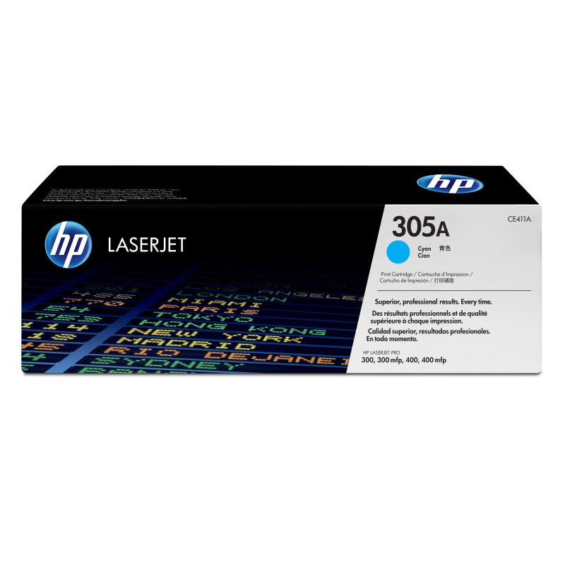 HP 305A Cyan Original LaserJet Toner Cartridge