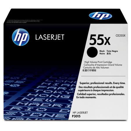 HP 55X High Yield Black Original LaserJet Toner Cartridge