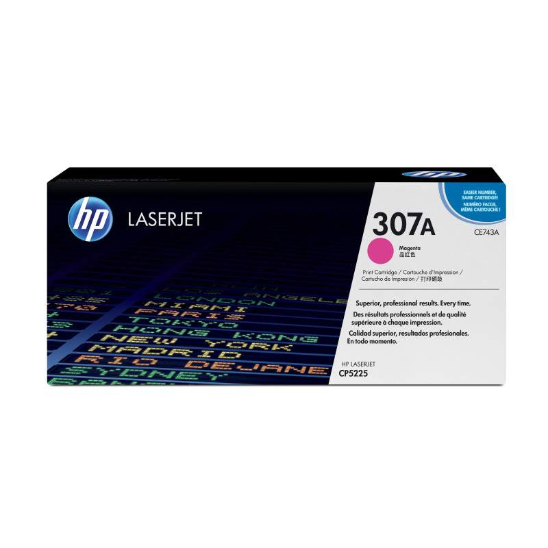 HP 307A toner LaserJet magenta authentique