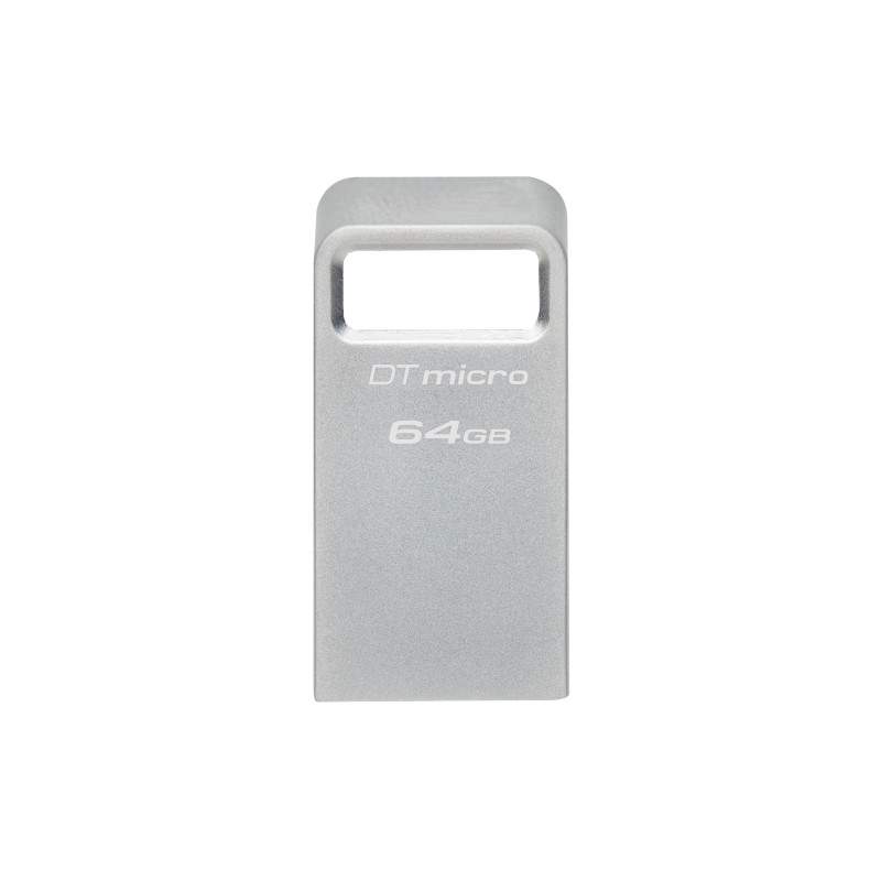 Kingston Technology DataTraveler 64 Go Micro 200 Mo/s Metal USB 3.2 Gen 1