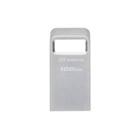 Kingston Technology DataTraveler Micro USB flash drive 128 GB USB Type-A 3.2 Gen 1 (3.1 Gen 1) Silver