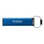 Kingston Technology IronKey Keypad 200 USB flash drive 128 GB USB Type-A 3.2 Gen 1 (3.1 Gen 1) Blue