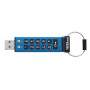 Kingston Technology IronKey Keypad 200 USB flash drive 128 GB USB Type-A 3.2 Gen 1 (3.1 Gen 1) Blue