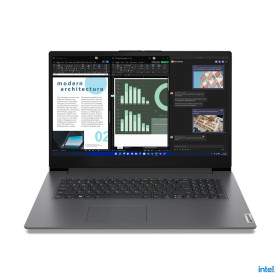 Lenovo V V17 Laptop 17.3" Full HD Intel® Core™ i5 i5-1335U 16 GB DDR4-SDRAM 512 GB SSD Wi-Fi 6 (802.11ax) Windows 11 Pro Gray