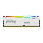 Kingston Technology FURY Beast 32GB 6000MT/s DDR5 CL30 DIMM (Kits de 2) White RGB EXPO