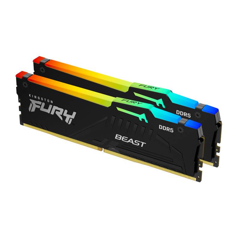 Kingston Technology FURY Beast 32GB 6000MT/s DDR5 CL30 DIMM (Kits de 2) RGB EXPO