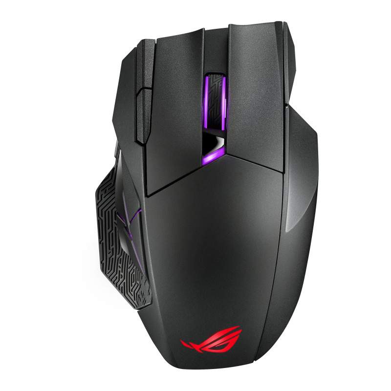 ASUS ROG Spatha X mouse Right-hand RF Wireless + USB Type-A Optical 19000 DPI