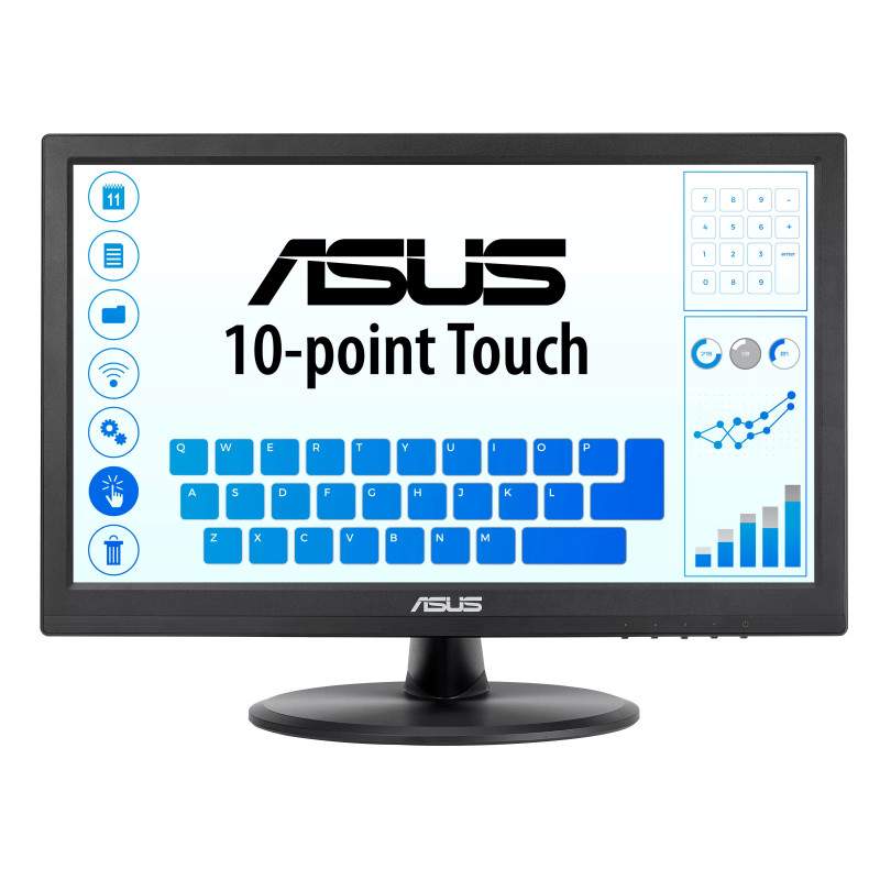 ASUS VT168HR computer monitor 15.6" 1366 x 768 pixels WXGA LED Touchscreen Black