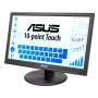 ASUS VT168HR écran plat de PC 39,6 cm (15.6") 1366 x 768 pixels WXGA LED Écran tactile Noir