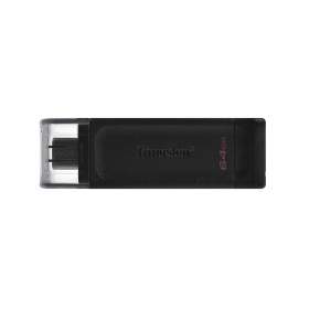 Kingston Technology DataTraveler 70 USB flash drive 64 GB USB Type-C 3.2 Gen 1 (3.1 Gen 1) Black