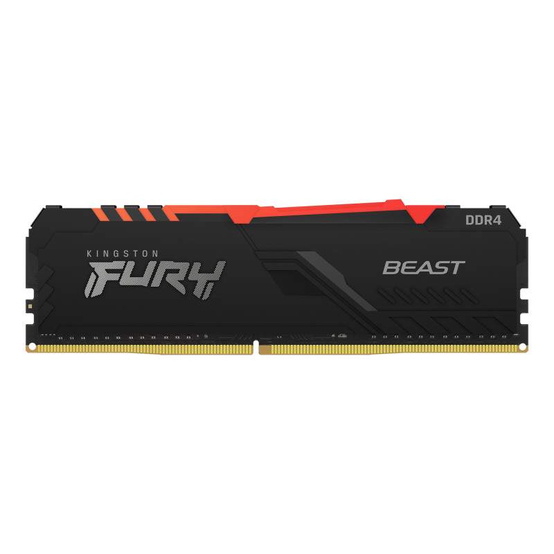 Kingston Technology FURY Beast RGB memory module 8 GB 1 x 8 GB DDR4 3200 MHz