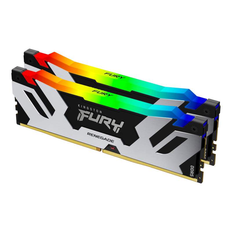 Kingston Technology FURY 32 Go 6 400 MT/s DDR5 CL32 DIMM (Kits de 2 ) Renegade RGB