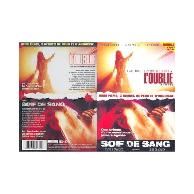 L'Oublié + Soif de Sang (2 Films - 1 DVD)