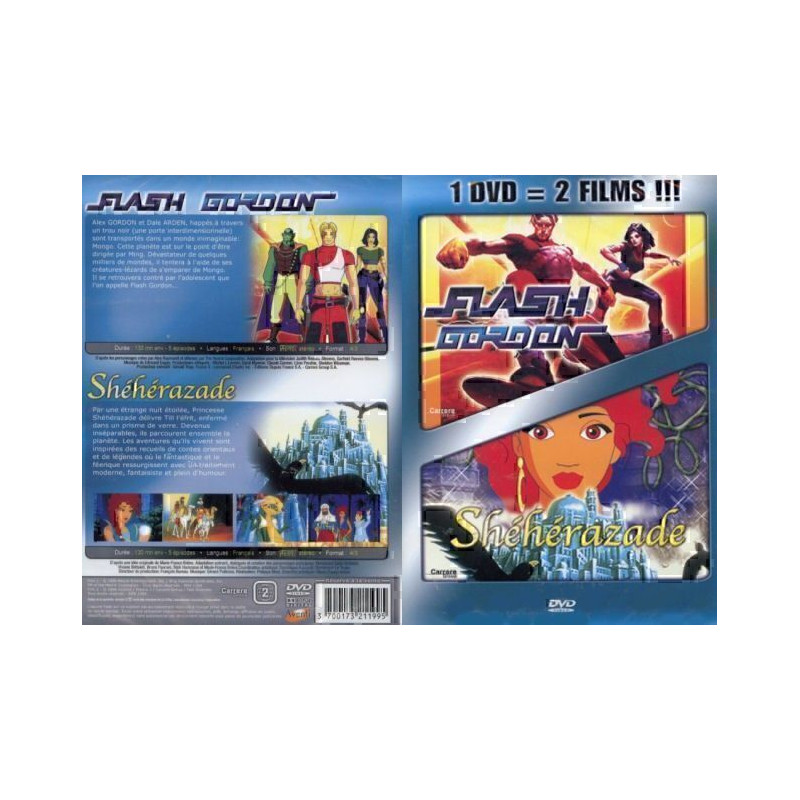 Flash Gordon + Shéhérazade (2 Dessins Animés - 1 DVD)