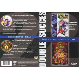 Double Dragon Vol. 1 + Turbo Momies Vol. 1 (2 Dessins Animés - 1 DVD)