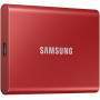 Samsung Portable SSD T7 MU-PC2T0R/WW - External - 2 TB - PCI Express NVMe - Metal Red