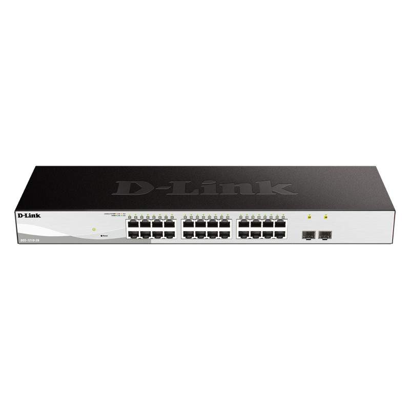 D-Link DGS-1210-26 network switch Managed L2 Gigabit Ethernet (10/100/1000) 1U Black, Gray