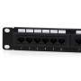 1U 24 PORT NETWORK PATCH PANEL