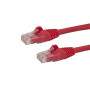 2M CAT6 RED SNAGLESS GIGABIT