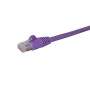 2M CAT6 PURPLE SNAGLESS GIGABIT