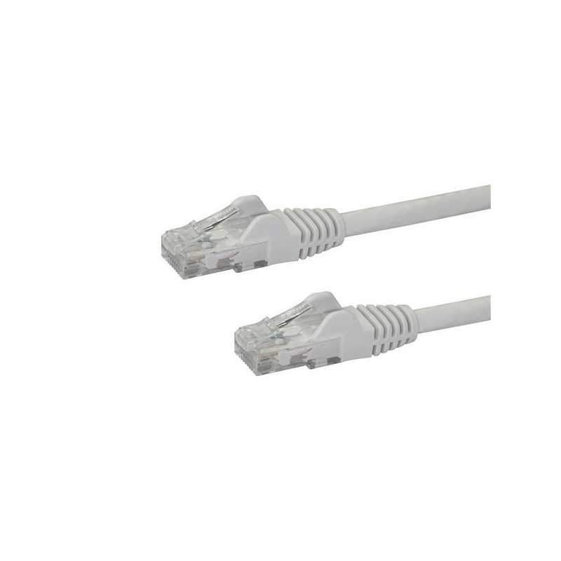 2M CAT6 WHITE SNAGLESS GIGABIT