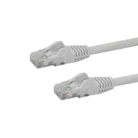 1M CAT6 WHITE SNAGLESS GIGABIT