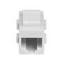 CAT6 RJ45 COUPLER WHITE -