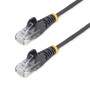 0.5M SLIM CAT6 CABLE - BLACK