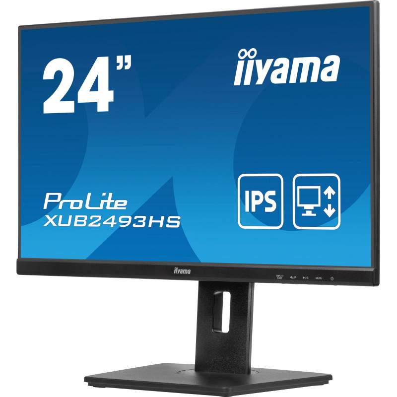 iiyama ProLite XUB2493HS-B6 computer monitor 23.8" 1920 x 1080 pixels Full HD LED Black