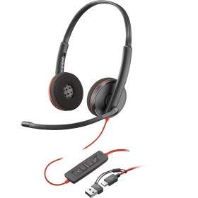 POLY Micro-casque Blackwire 3220 stéréo USB-C + adaptateur USB-C/A