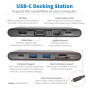 Tripp Lite U442-DOCK3-B laptop dock/port replicator Wired USB 3.2 Gen 2 (3.1 Gen 2) Type-C Black