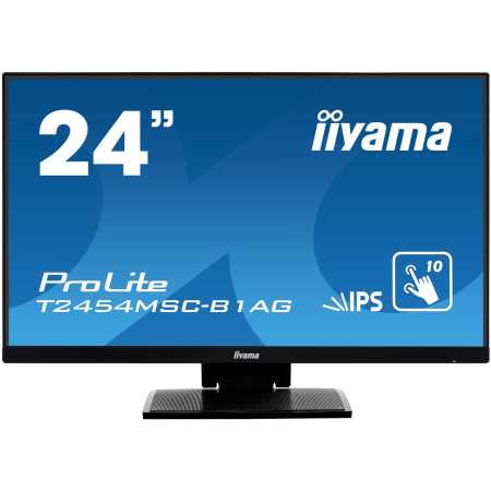 iiyama ProLite T2454MSC-B1AG écran plat de PC 60,5 cm (23.8") 1920 x 1080 pixels Full HD LED Écran tactile Multi-utilisateur